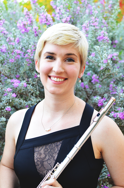 Stephanie with flute