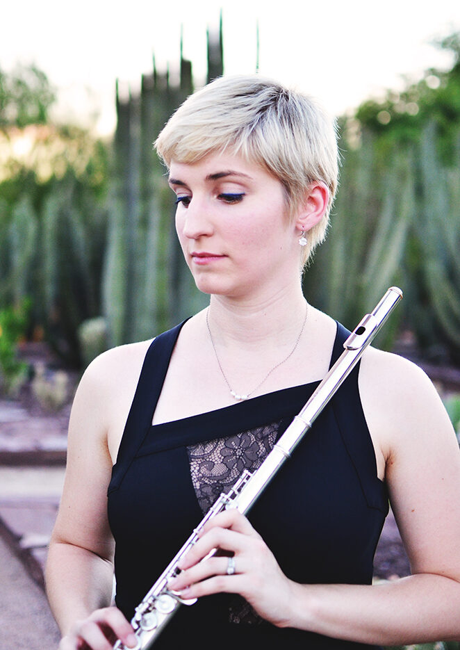 Stephanie with flute