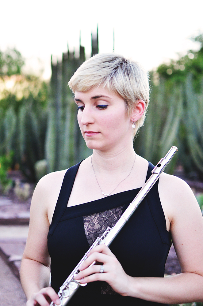 Stephanie with flute