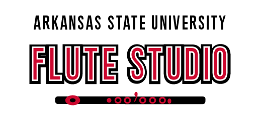 Arkansas State University Flute Logo